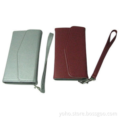Leather Case for iPhone 5 with Name Card Slot, Mirror